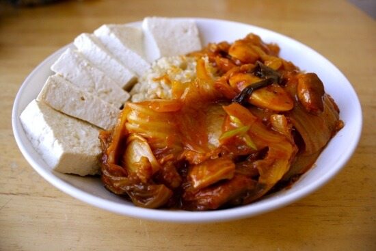 Hwagaejangtuh Tofu Kimchi